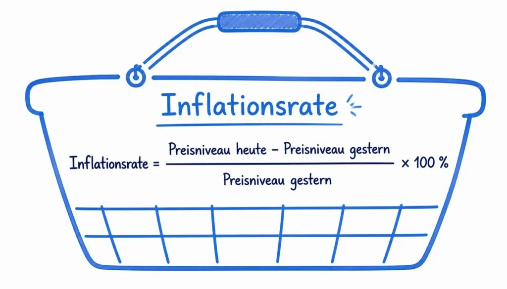 Formel zur Berechnung der Inflationsrate aus dem Verbraucherpreisindex