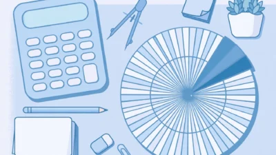 Promille berechnen: Formel mit Taschenrechner und Tortendiagramm als Illustration